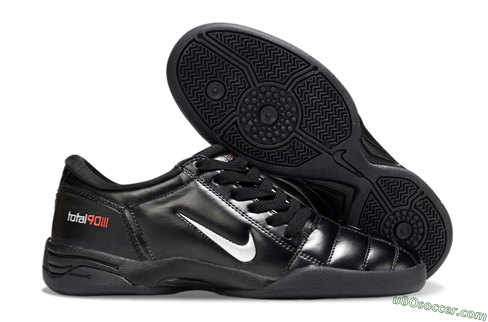 Nike Total 90 II IC Indoor & Futsal Soccer Shoes - Black/White/Red 1
