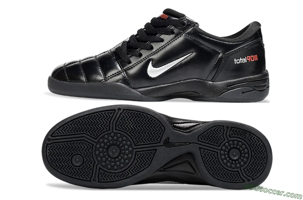 シューズ NIKE total90 IC 29.5 Nike Total 90 IC Indoor Soccer Shoe - White/Black Gym Red