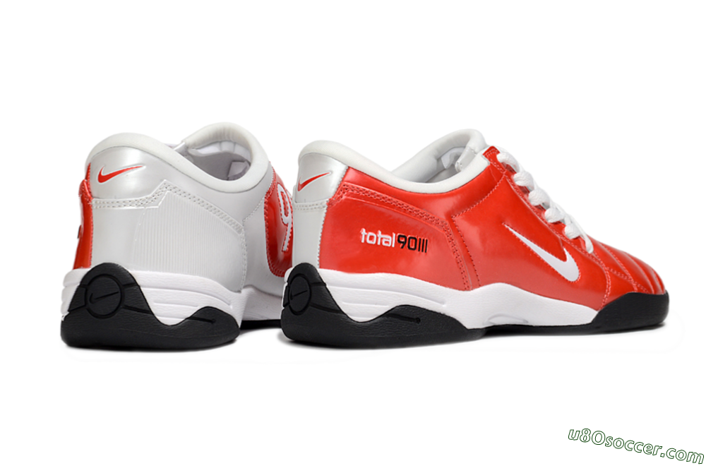 Nike Total 90 II IC Indoor & Futsal Soccer Shoes - Red/White/Black 6