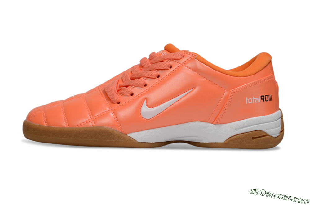Nike Total 90 II IC Indoor & Futsal Soccer Shoes - Orange/White/Brown 2