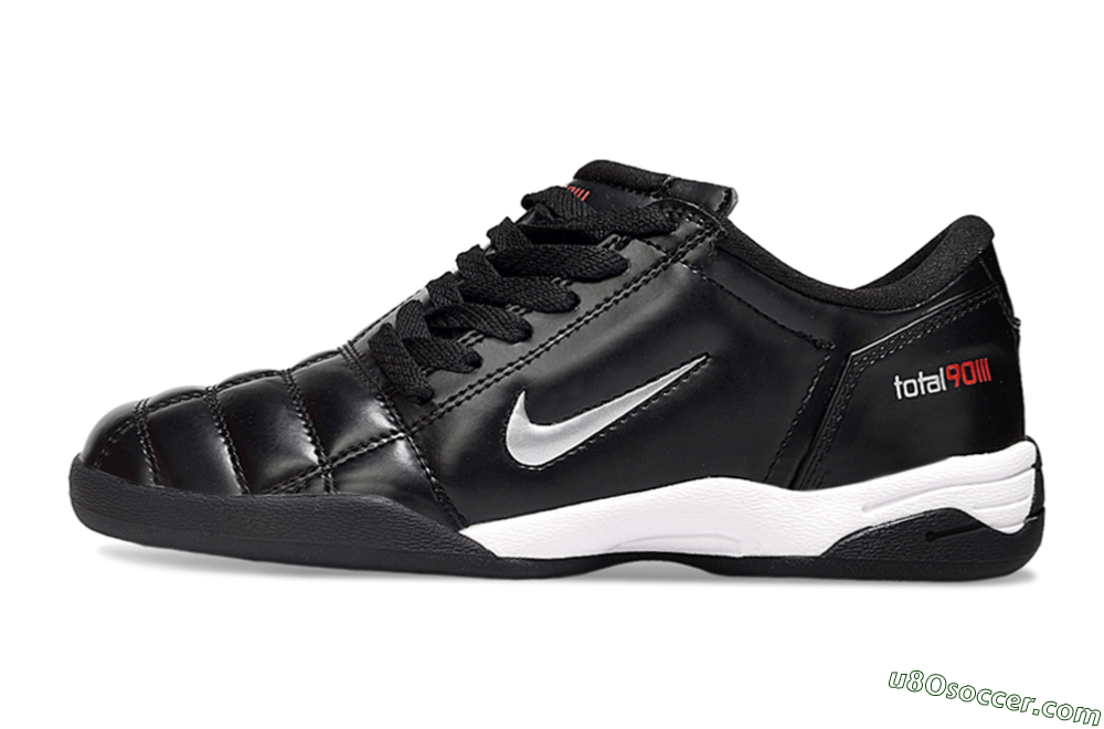 Nike Total 90 II IC Indoor & Futsal Soccer Shoes - Black/White 2