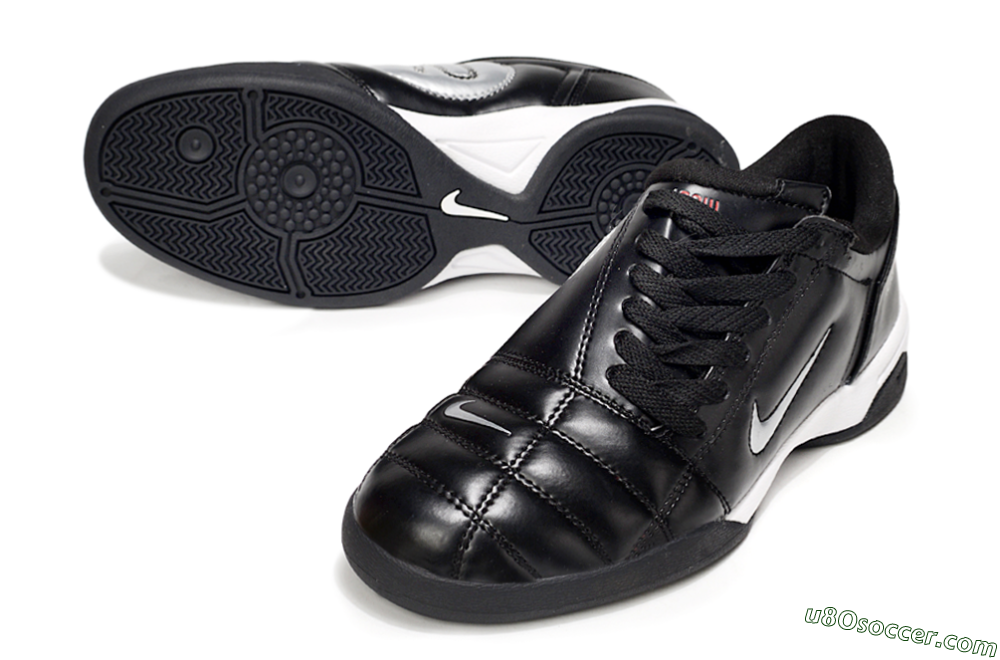 Nike Total 90 II IC Indoor & Futsal Soccer Shoes - Black/White 3