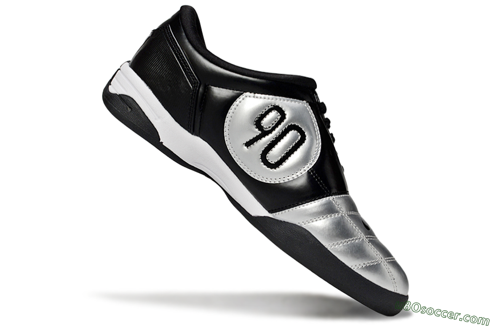 Nike Total 90 II IC Indoor & Futsal Soccer Shoes - Silver/Black/White 4