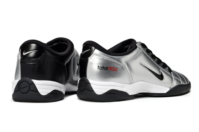 Nike Total 90 II IC Indoor & Futsal Soccer Shoes - Silver/Black/White