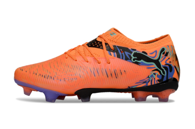 Puma Future 8 Ultimate FG Firm Ground Soccer Cleats - Orange/Blue/Black