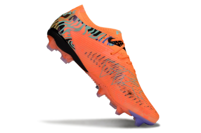 Puma Future 8 Ultimate FG Firm Ground Soccer Cleats - Orange/Blue/Black
