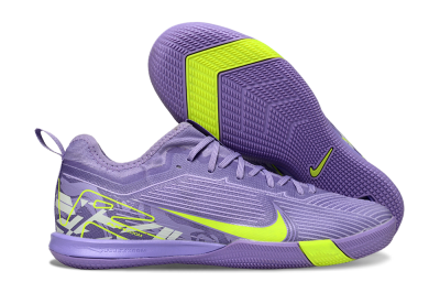 Nike Air Zoom Mercurial Vapor 16 Pro IC Indoor & Futsal Soccer Shoes - Purple/Yellow/White