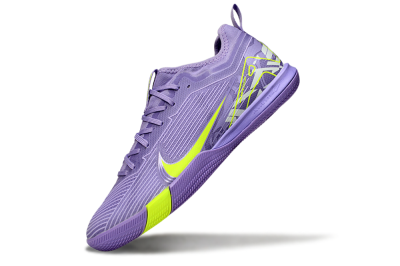 Nike Air Zoom Mercurial Vapor 16 Pro IC Indoor & Futsal Soccer Shoes - Purple/Yellow/White