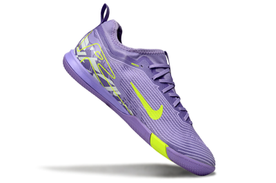 Nike Air Zoom Mercurial Vapor 16 Pro IC Indoor & Futsal Soccer Shoes - Purple/Yellow/White