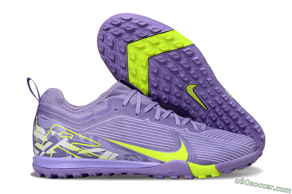 Nike Air Zoom Mercurial Vapor 16 Pro TF Artificial Turf Soccer Shoes - Purple/Yellow/White 1