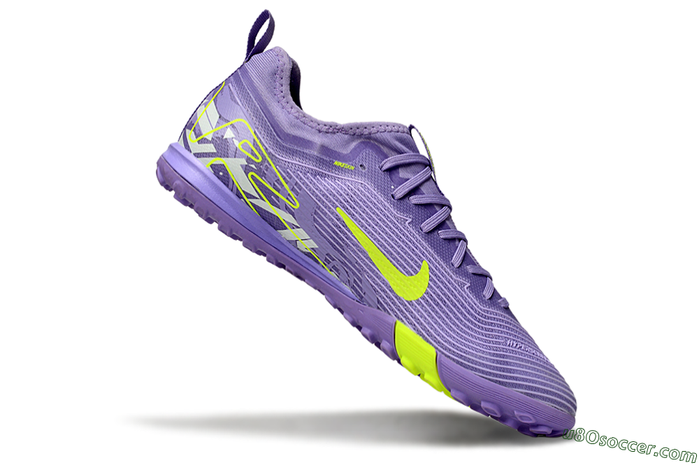 Nike Air Zoom Mercurial Vapor 16 Pro TF Artificial Turf Soccer Shoes - Purple/Yellow/White 4