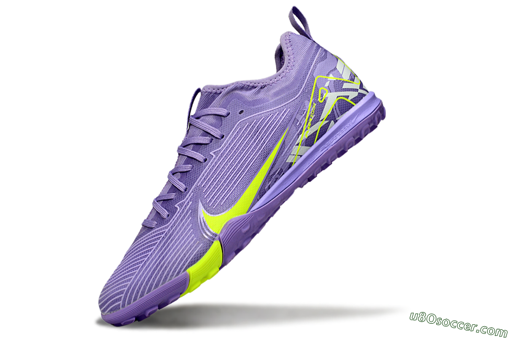 Nike Air Zoom Mercurial Vapor 16 Pro TF Artificial Turf Soccer Shoes - Purple/Yellow/White 5