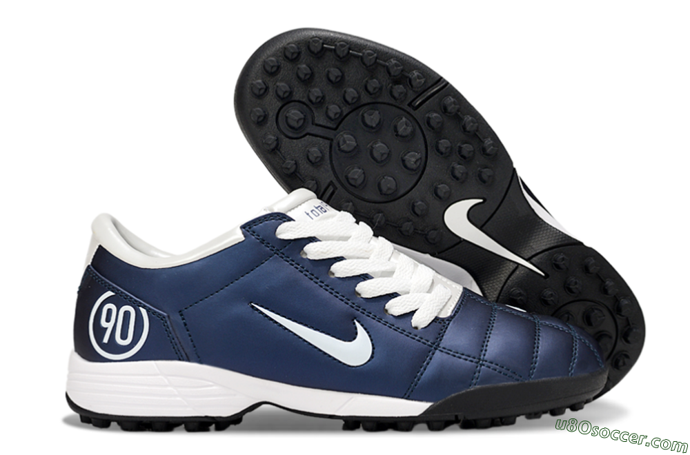 Nike Total 90 II TF Artificial Turf Soccer Shoes - Blue/White/Black 1