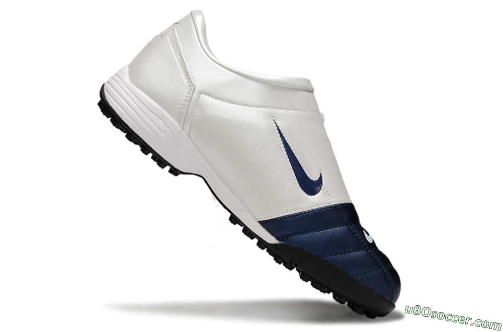 Nike Total 90 II TF Artificial Turf Soccer Shoes - Blue/White/Black 4