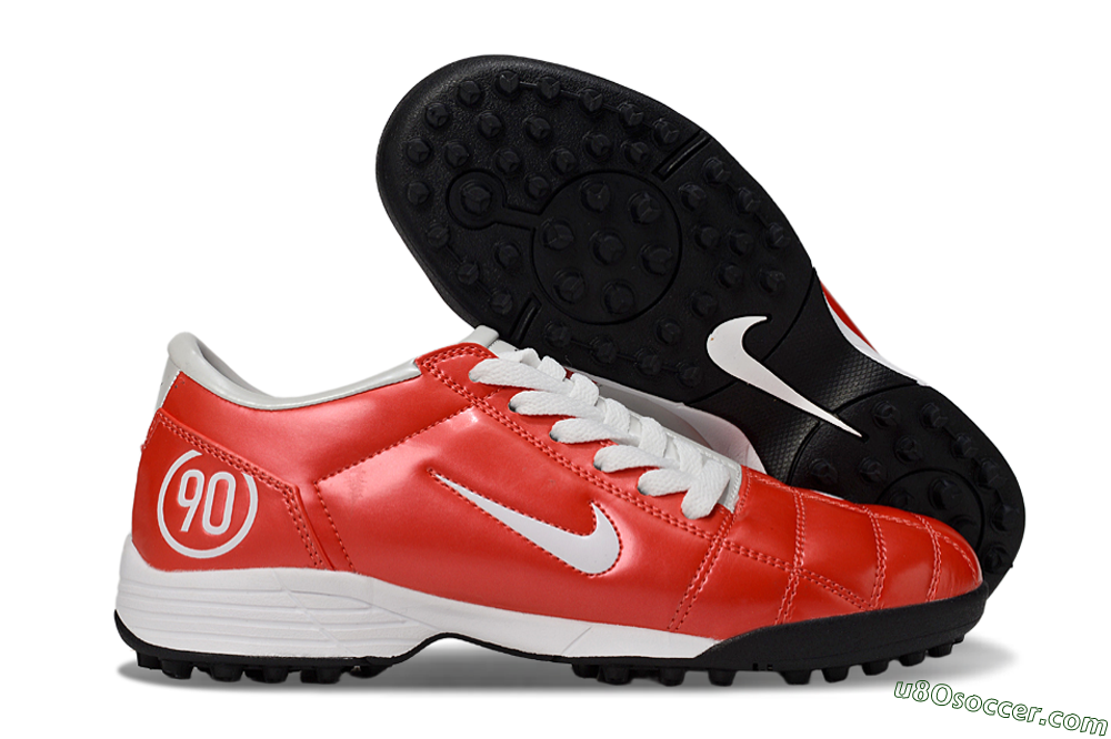 Nike Total 90 II TF Artificial Turf Soccer Shoes - Red/White/Black 1