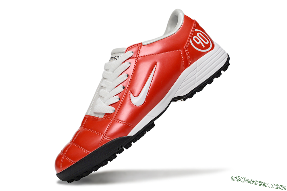Nike Total 90 II TF Artificial Turf Soccer Shoes - Red/White/Black 5
