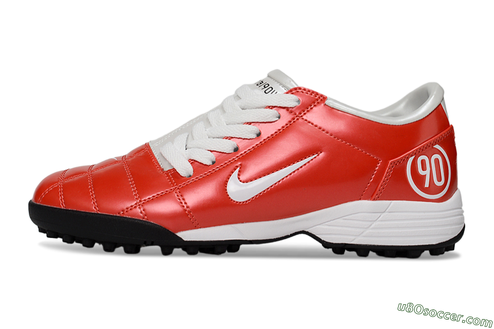 Nike Total 90 II TF Artificial Turf Soccer Shoes - Red/White/Black 2
