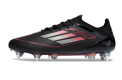 Adidas F50 Elite SG Soft Ground Soccer Cleats - Black/Silver/Red