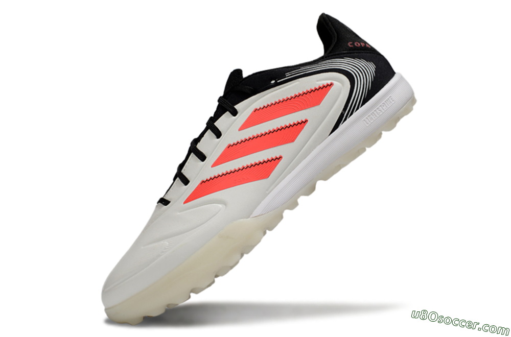 Adidas Copa Gloro 2 TF Artificial Turf Soccer Shoes - White/Red/Black 5