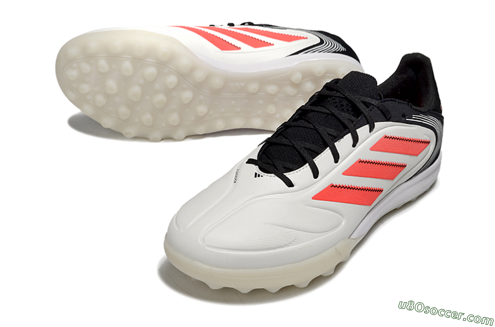 Adidas Copa Gloro 2 TF Artificial Turf Soccer Shoes - White/Red/Black 3