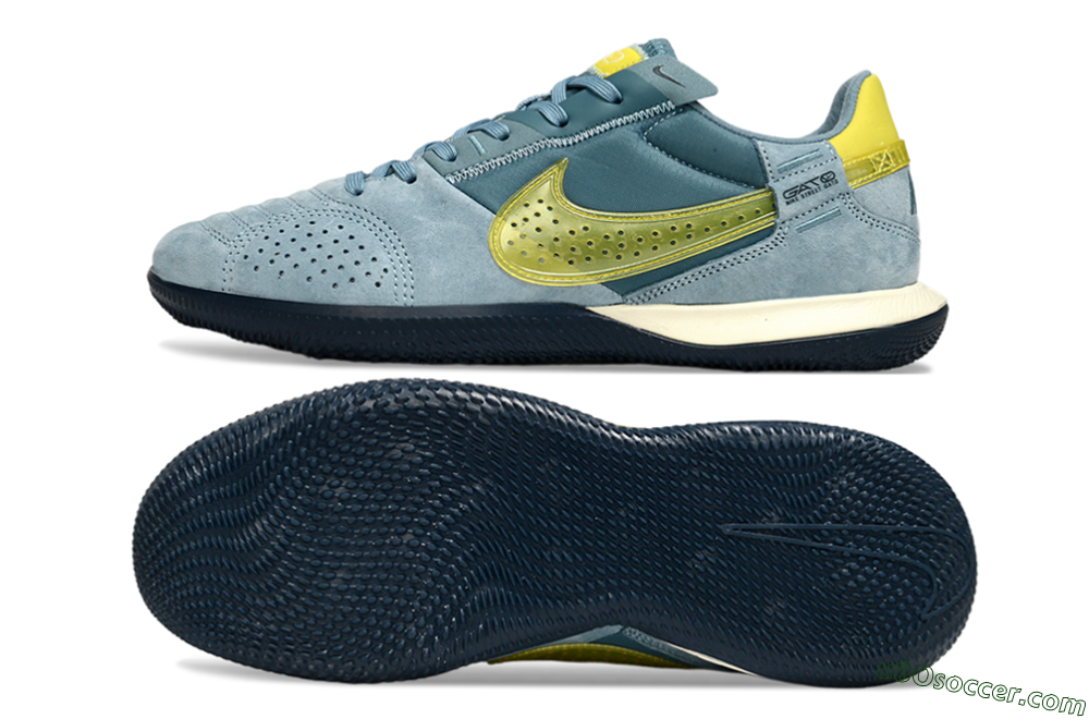 Nike Street Gato IC Indoor & Futsal Soccer Shoes - Blue/Yellow 0