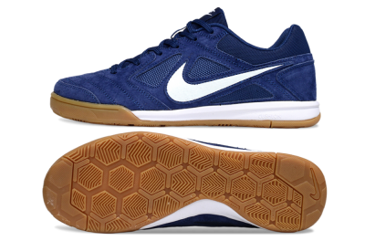 Nike Lunar Gato 2 IC Indoor & Futsal Soccer Shoes - Blue/White