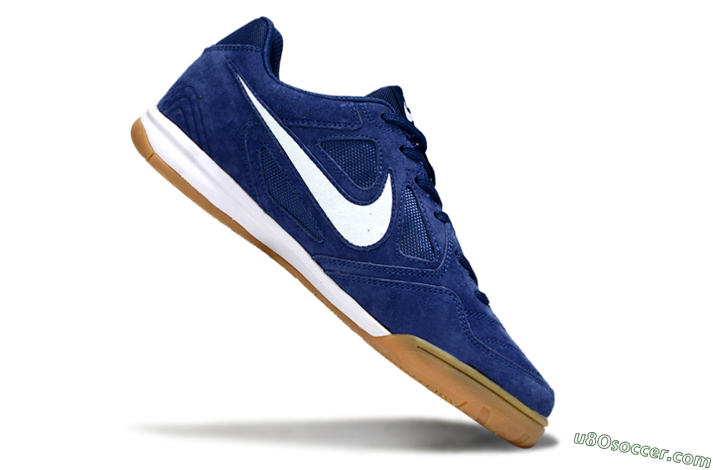 Nike Lunar Gato 2 IC Indoor & Futsal Soccer Shoes - Blue/White 4