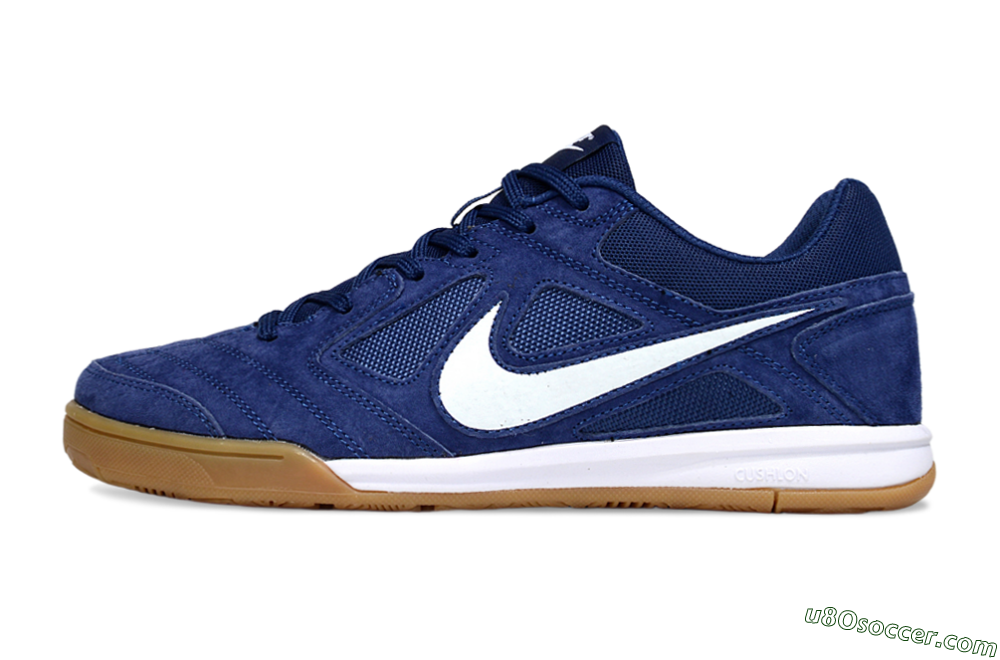 Nike Lunar Gato 2 IC Indoor & Futsal Soccer Shoes - Blue/White 2