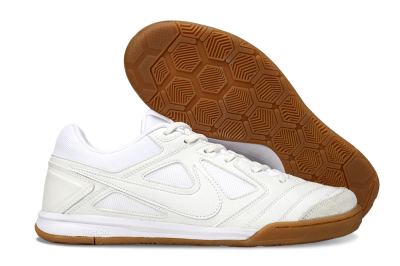 Nike Lunar Gato 2 IC Indoor & Futsal Soccer Shoes - Beige/White