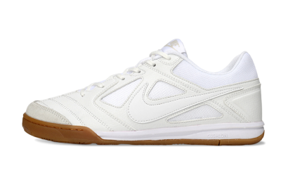 Nike Lunar Gato 2 IC Indoor & Futsal Soccer Shoes - Beige/White