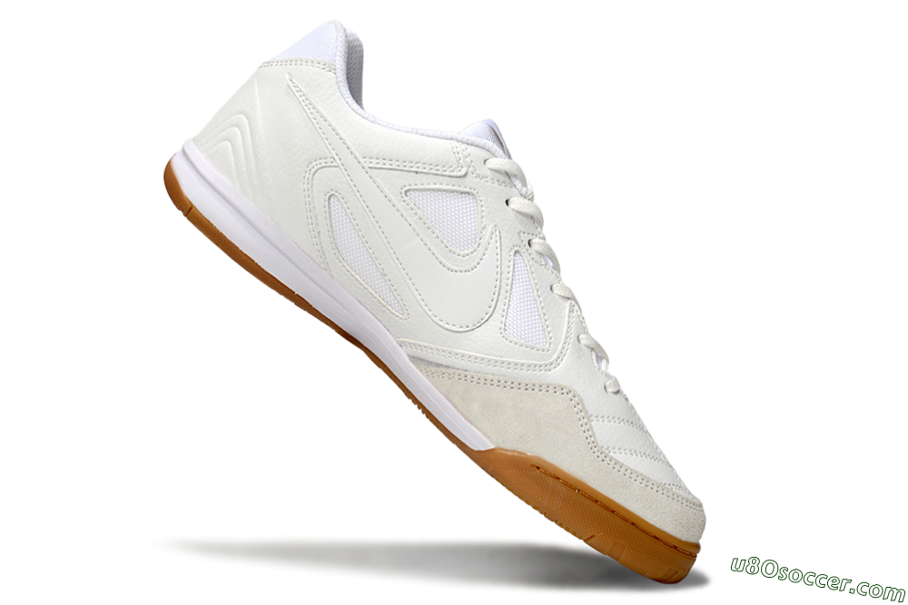 Nike Lunar Gato 2 IC Indoor & Futsal Soccer Shoes - Beige/White 4