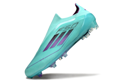 Adidas F50 Elite Laceless FG Firm Ground Soccer Cleats - Jade/Purple/Black