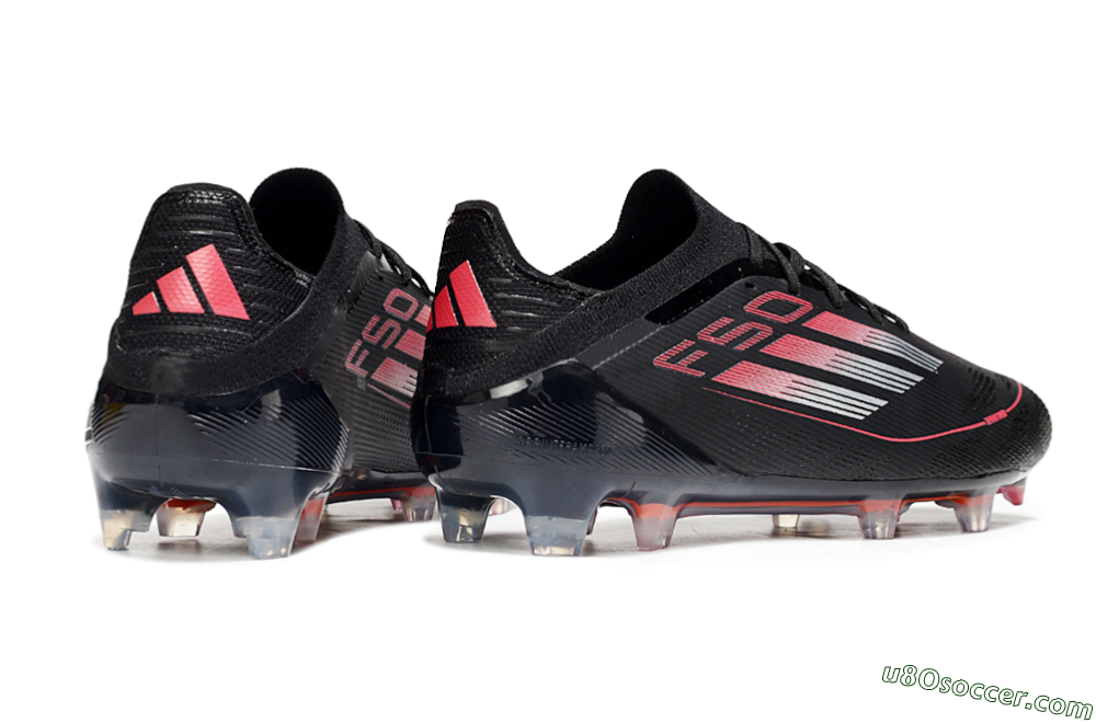 Adidas F50 Elite FG Firm Ground Soccer Cleats - Black/Silver/Red 6