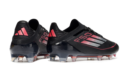 Adidas F50 Elite FG Firm Ground Soccer Cleats - Black/Silver/Red