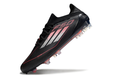 Adidas F50 Elite FG Firm Ground Soccer Cleats - Black/Silver/Red