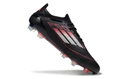 Adidas F50 Elite FG Firm Ground Soccer Cleats - Black/Silver/Red