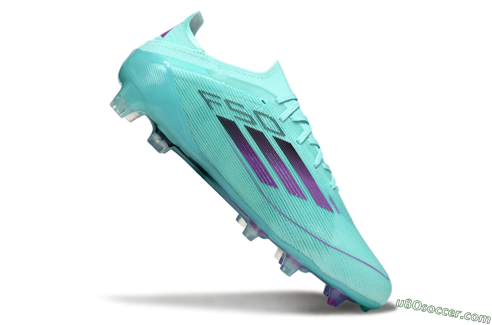 Adidas F50 Elite FG Firm Ground Soccer Cleats - Jade/Purple/Black 4