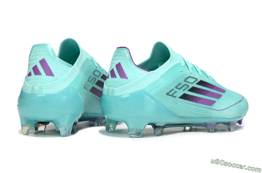 Adidas F50 Elite FG Firm Ground Soccer Cleats - Jade/Purple/Black 6