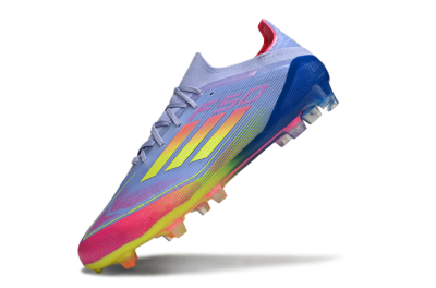 Adidas F50 Elite FG Firm Ground Soccer Cleats - Blue/Yellow/Pink