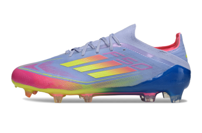 Adidas F50 Elite FG Firm Ground Soccer Cleats - Blue/Yellow/Pink