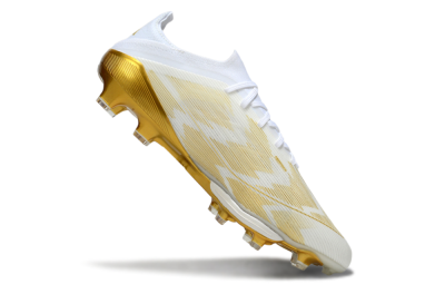 Adidas F50+ Elite Lightstrike Pro FG Firm Ground Soccer Cleats - White/Gold
