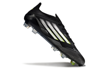 Adidas F50 Elite FG Firm Ground Soccer Cleats - Black/Silver/Yellow