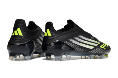 Adidas F50 Elite FG Firm Ground Soccer Cleats - Black/Silver/Yellow