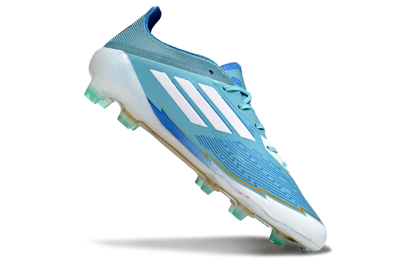 Messi x Adidas F50 Elite FG Firm Ground Soccer Cleats - Jade/White/Blue
