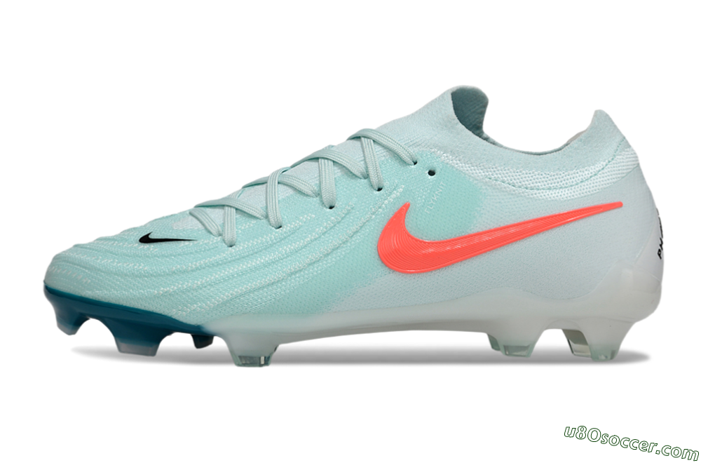 Nike Phantom GX 2 Elite FG Firm Ground Soccer Cleats - Jade/Red/Black 2