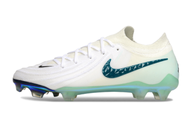 Nike Phantom GX 2 Elite FG Firm Ground Soccer Cleats - White/Black/Jade