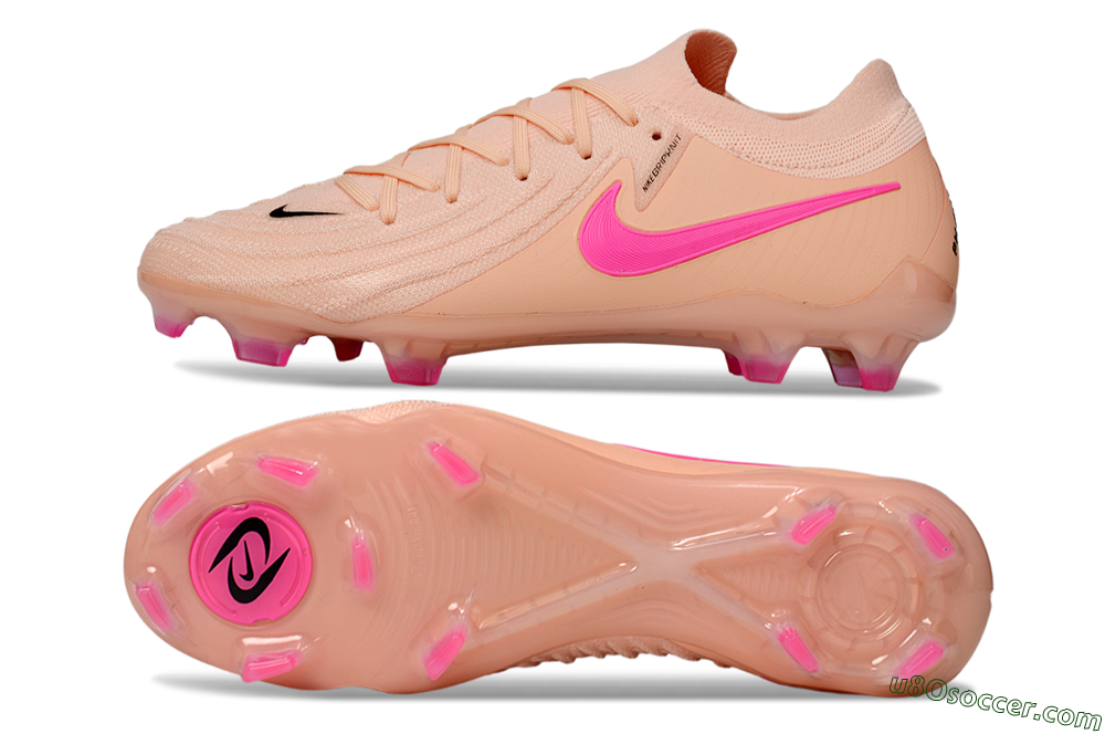 Nike Phantom GX 2 Elite FG Firm Ground Soccer Cleats - Pink/Black 0