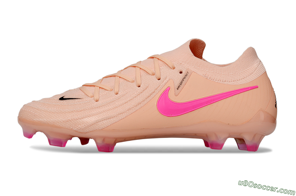 Nike Phantom GX 2 Elite FG Firm Ground Soccer Cleats - Pink/Black 2