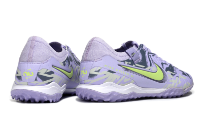Nike Tiempo Legend 10 Pro TF Artificial Turf Soccer Shoes - Purple/Black/Yellow