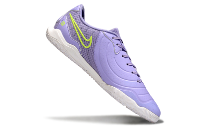 Nike Tiempo Legend 10 Academy IC Indoor & Futsal Soccer Shoes - Purple/Yellow